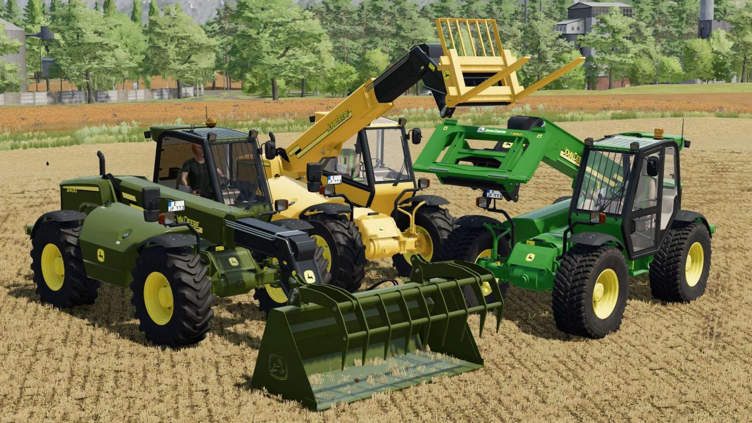 John Deere 3400 Telehandler v1.0 FS22 Mod | Farming Simulator 22 Mod