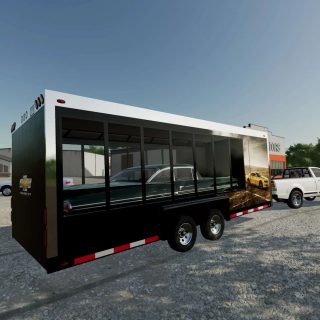 Trailer with windows v1.0 FS22 Mod | Farming Simulator 22 Mod