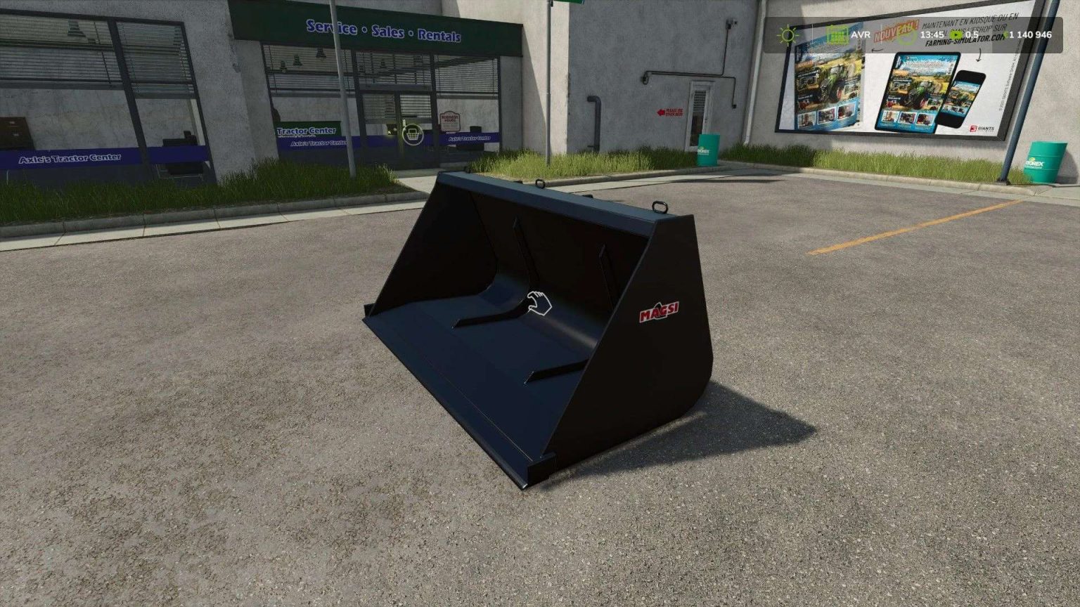 Fs22 Container Handler 50000L bucket for telescopic handlers v1.0.0.0 FS25 Mod | Farming ...