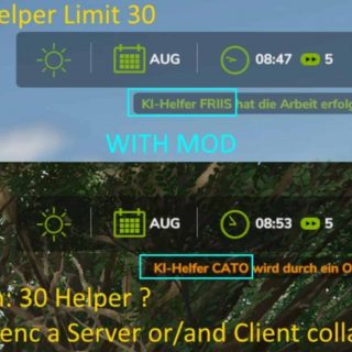 Hired Helper Tool v1.0.0.0 FS25 Mod | Farming Simulator 22 Mod