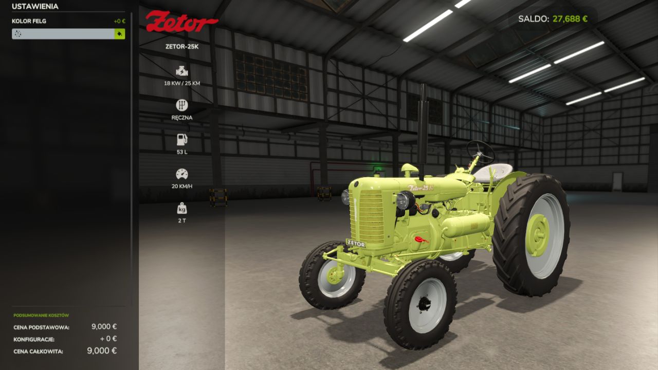 Zetor 25K v1.0.0.0 FS25 Mod | Farming Simulator 22 Mod