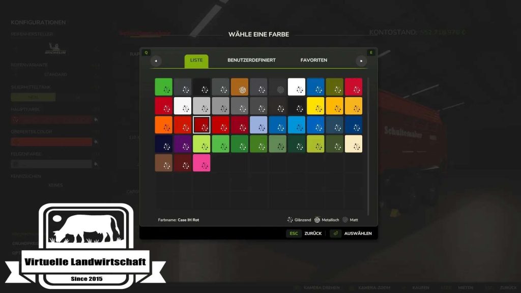 Fs22 Mod Color Schuitemaker Conversion Color selection & flasher v1.0.0.0 FS25 Mod ...