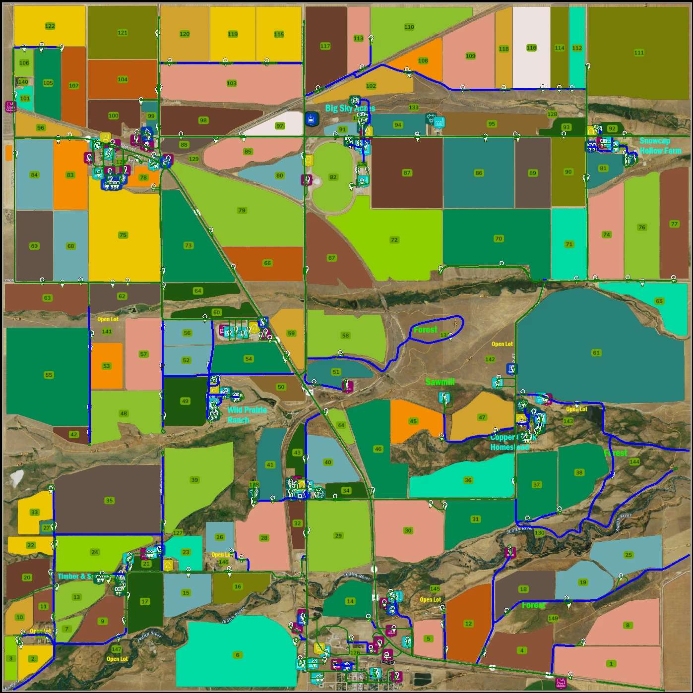 AUTODRIVE Judith Plains Montana 4x V1 0 0 0 FS25 Mod Farming 