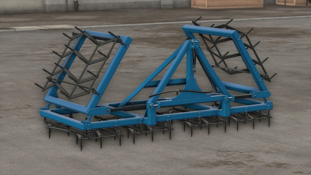 Fs22 Alp Rake Steel Work Rake v1.0.0.0 FS25 Mod | Farming Simulator 22 Mod