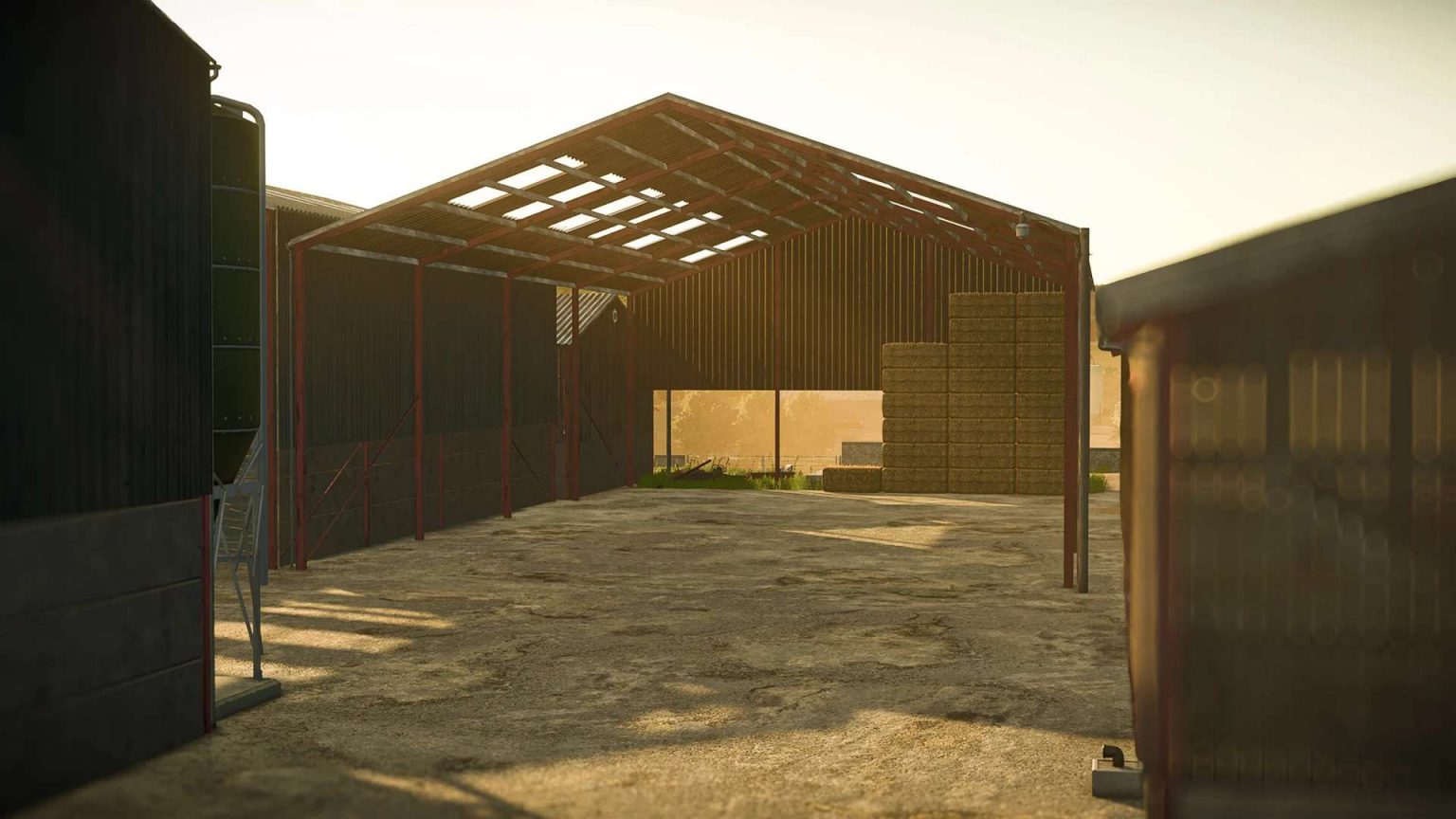 UK Bale Shed v1.0.0.0 FS25 Mod | Farming Simulator 22 Mod