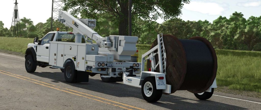 2022 Ford F600 Service/Bucket Truck v1.0.0.0 FS25 Mod | Farming ...