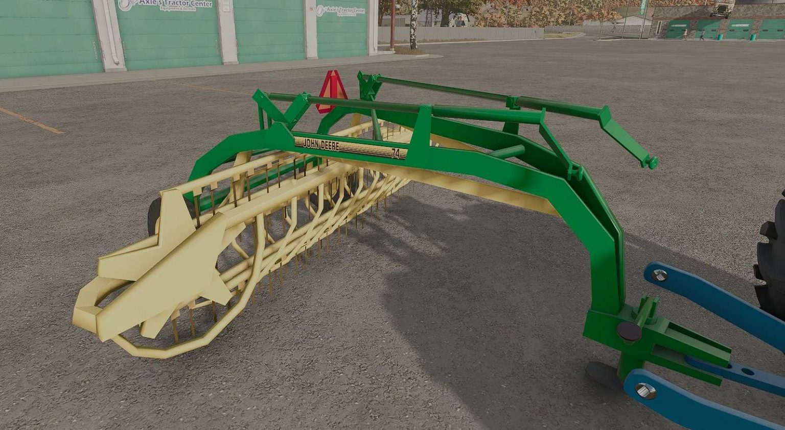 Fs22 Alp Rake John Deere 74 Side Delivery Rake v1.0.0.0 FS25 Mod | Farming Simulator ...