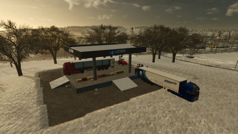 Lizard Logistics Center V1.0.0.0 FS25 Mod | Farming Simulator 22 Mod