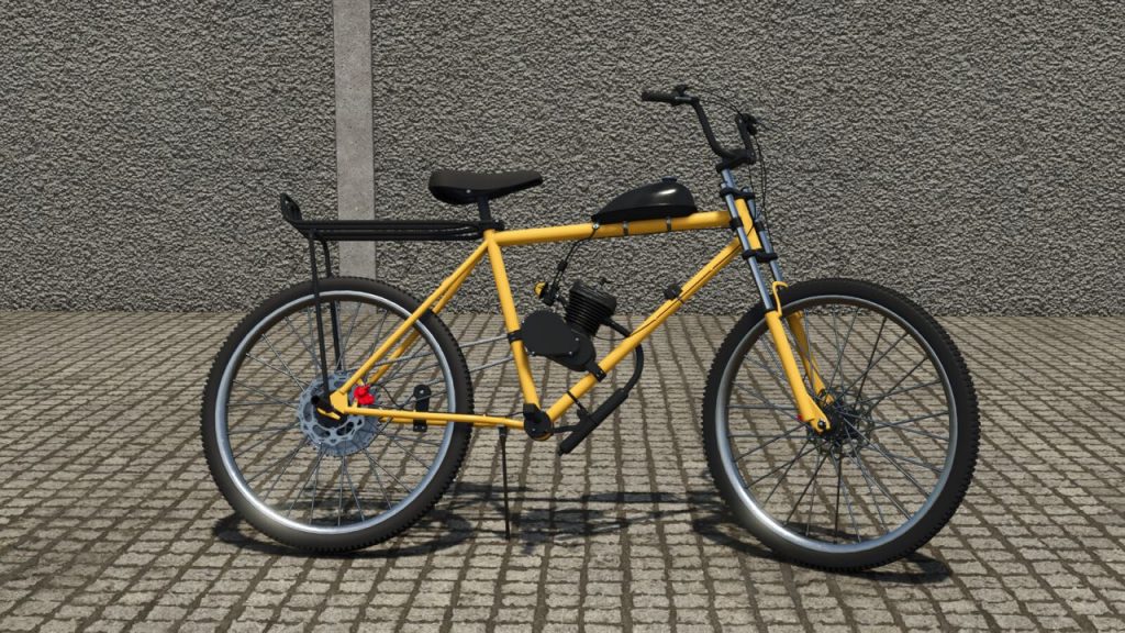 Bike Simulator Mod Motorized Bike V1.0.0.0 FS25 Mod | Farming Simulator 22 Mod