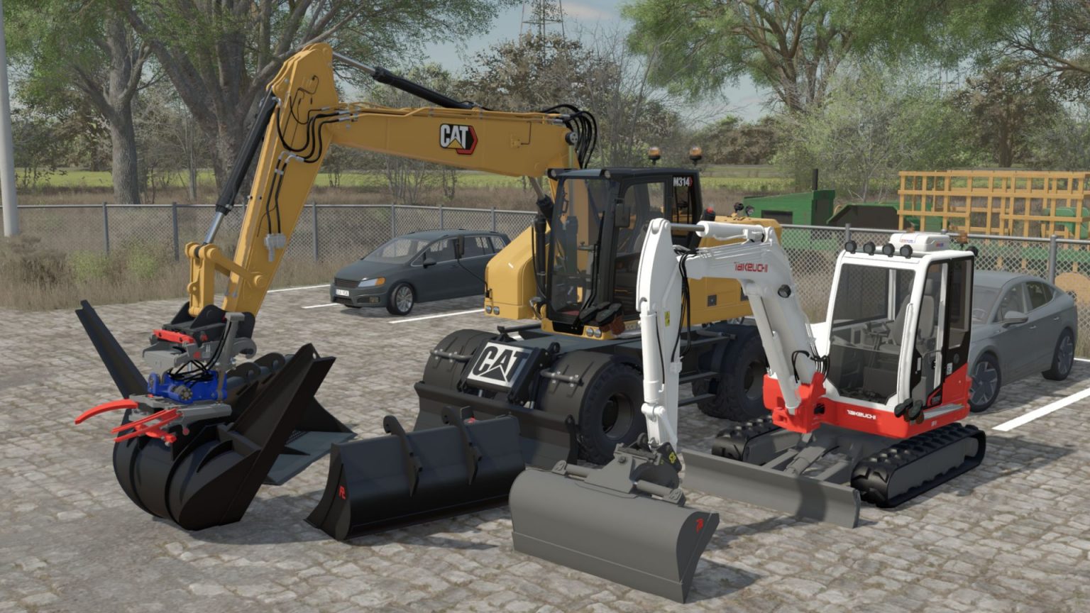 PLADDET Ground set + Gripper V1.0.0.0 FS25 Mod | Farming Simulator 22 Mod