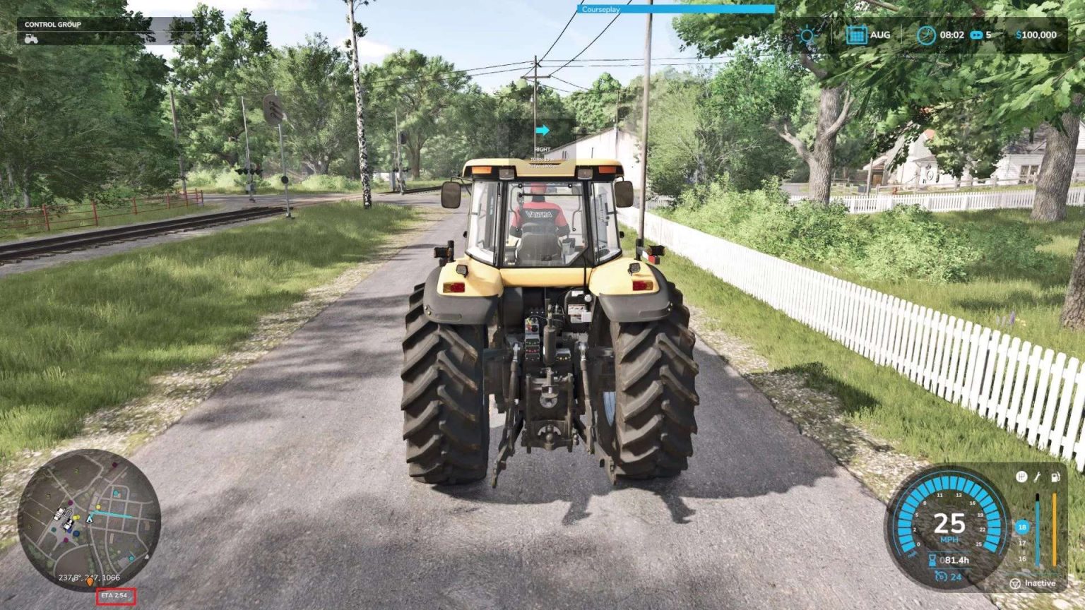 Waypoint Navigation Algorithm Racing Simulator WayPoint GPS Beta 4 v1.0.0.0 FS25 Mod | Farming Simulator 22 Mod