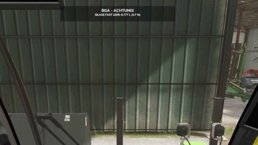 BGA fill level warning V1.1.0.0 FS25 Mod | Farming Simulator 22 Mod