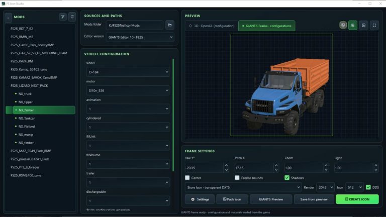 FS Icon Studio V1.0.4.0 FS25 Mod | Farming Simulator 22 Mod