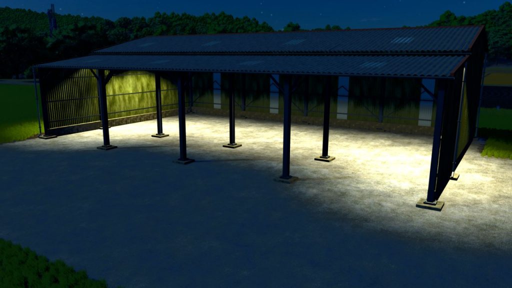 Old 32m configurable shed V1.0.0.0 FS25 Mod | Farming Simulator 22 Mod
