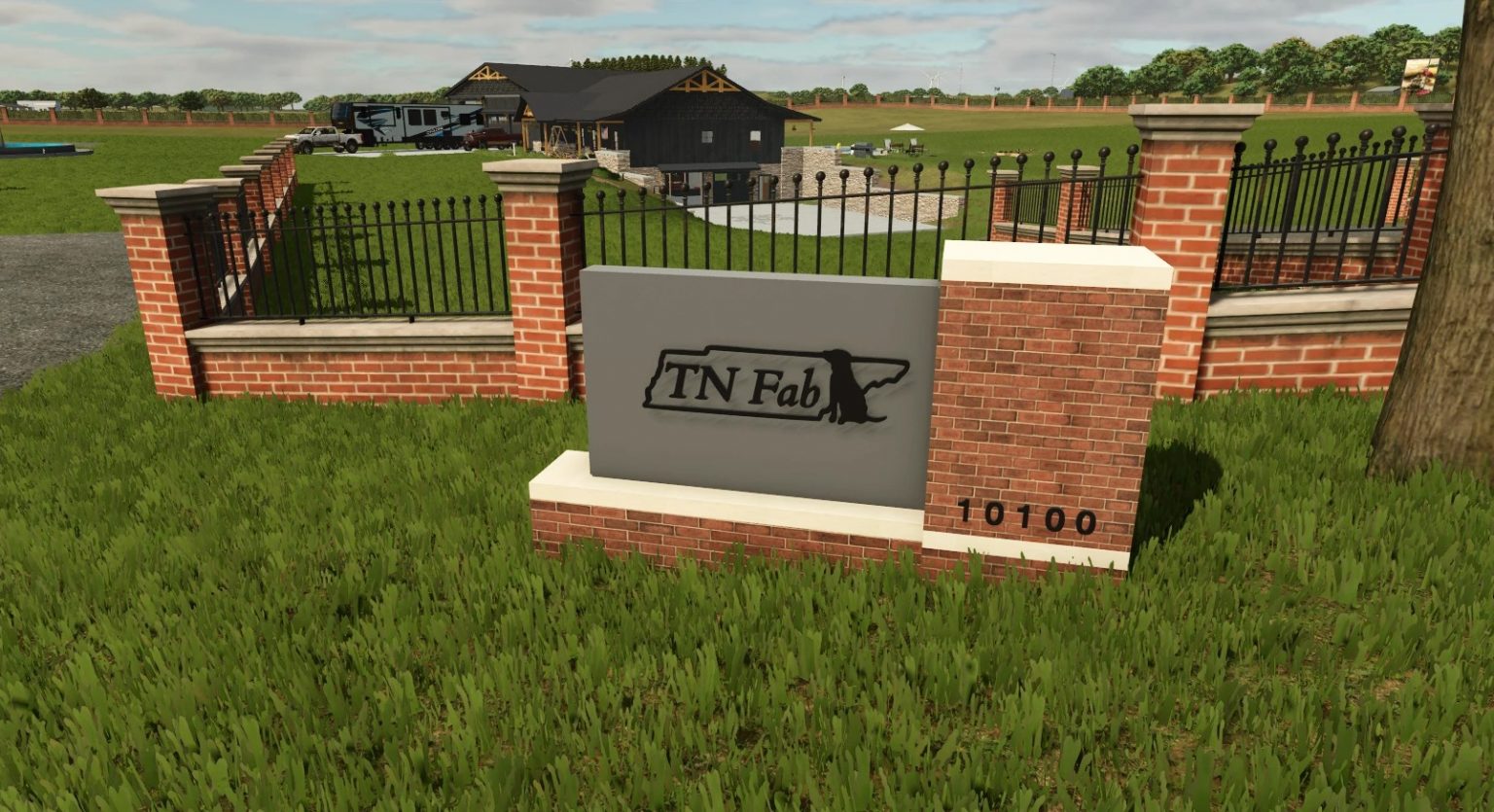 TN Fab Sign v1.0.0.0 FS25 Mod | Farming Simulator 22 Mod